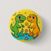 Baby Dinosaur-Themed Button (Vorderseite)