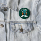 Baby Dinosaur Vier Jahre alt Geburtstag Button (Beispiel)