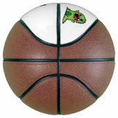 Baby Dinosaurier Cartoon Basketball (Rechts)