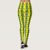 Baby Dinosaurier Cartoon Leggings (Rückseite)
