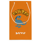 Baby Dinosaurier Design - Geschenktasche - Klein Kleine Geschenktüte (Rückseite)