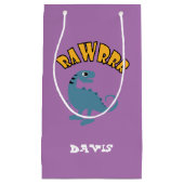 Baby Dinosaurier Design - Geschenktasche - Klein Kleine Geschenktüte (Vorderseite)