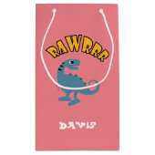 Baby Dinosaurier Design - Geschenktasche - Klein Kleine Geschenktüte (Rückseite)