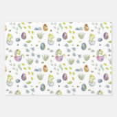 Baby Dinosaurier, die Eier hacken Geschenkpapier Set (Vorderseite 3)