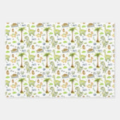 Baby Dinosaurier, die Eier hacken Geschenkpapier Set (Vorderseite)