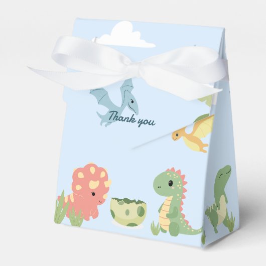Baby-Dinosaurier/Dinosaurier-Eier Geburtstag Geschenkschachtel (Vorderseite)