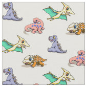 Baby-Dinosaurier-Gewebe Stoff (Nahaufnahme)