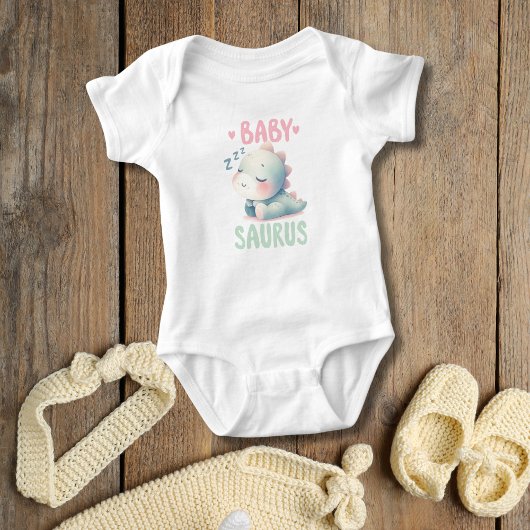 Baby Dinosaurier Niedliches bezauberndes Babydusch Baby Strampler
