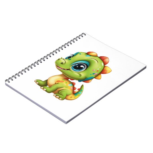 Baby-Dinosaurier Notizblock (Linke Seite)