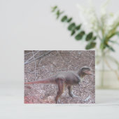 Baby-Dinosaurier Postkarte (Stehend Vorderseite)