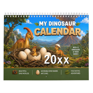 Baby-Dinosaurier schlüpfen – Prähistorische Welt Kalender