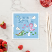 Baby Dinosaurier Serviette (Beispiel)