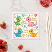 Baby Dinosaurier Servietten! Serviette (Beispiel)