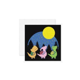 Baby Dinosaurier zurück zur Schule Mitteilungskarte