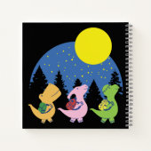 Baby Dinosaurier zurück zur Schule Notizblock (Rückseite)