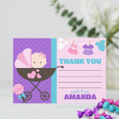 Baby Doll Dankeschön Karten mit Umschlägen