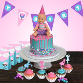 Baby Doll Happy Birthday Hanging Banner