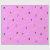 Baby Doll Pink Geschenkpapier (Flach)