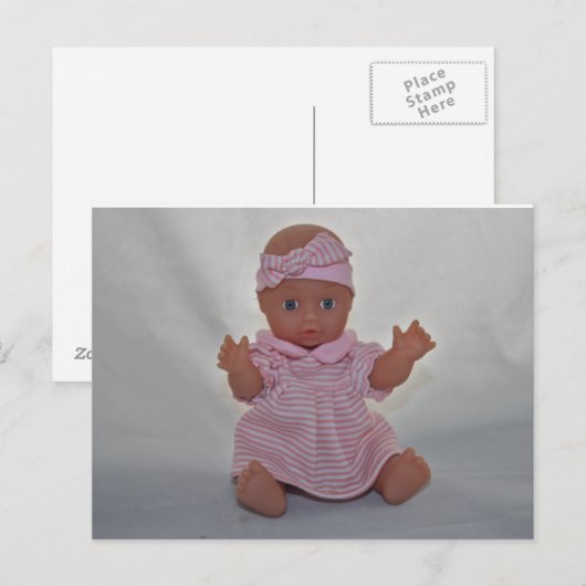 Baby Doll Postkarte (Vorne/Hinten)