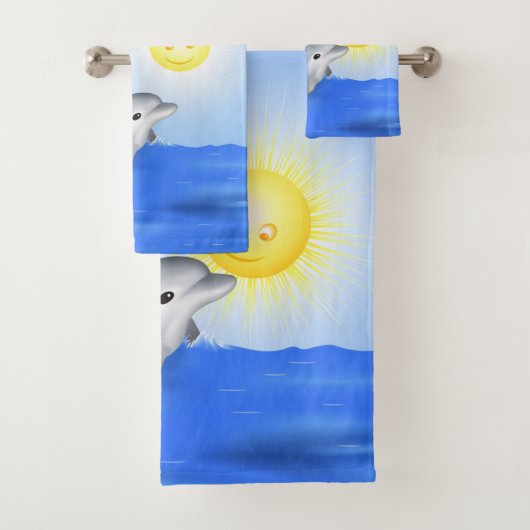 Baby Dolphin Badhandtuch Set (Insitu)