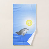 Baby Dolphin Badhandtuch Set (Handtuch)
