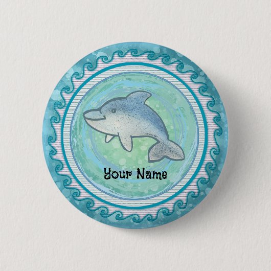 Baby Dolphin Button (Vorderseite)