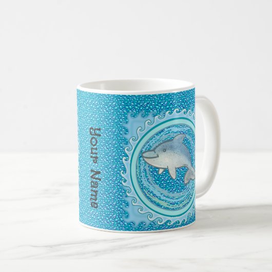 Baby Dolphin Kaffeetasse (VorderseiteRechts)