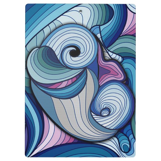 Baby Dolphin Klemmbrett (Rückseite)