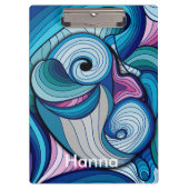 Baby Dolphin Klemmbrett (Vorderseite)