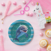 Baby Dolphin Paper Plate Pappteller (Party)