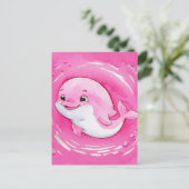 Baby Dolphin Postkarte (Stehend Vorderseite)
