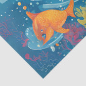 Baby Dolphin Seidenpapier (Detail)