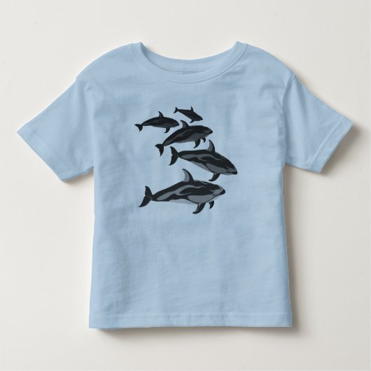 Baby Dolphin T - Shirt Niedlich Kleinkind Dolphin (Vorderseite)