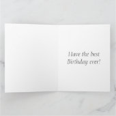 Baby Donkey Birthday Big Grußkarte Karte (Innenseite)