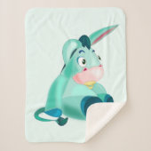 Baby Donkey - Blau - Fun Painting Sherpadecke (Vorderseite)