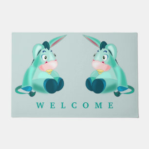 Baby Donkey Doormat - Willkommen Fußmatte