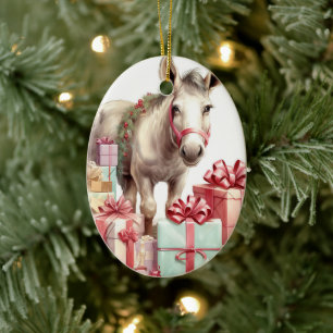 Baby Donkey Familie Ornament, Esel Liebhaber Gesch Keramik Ornament