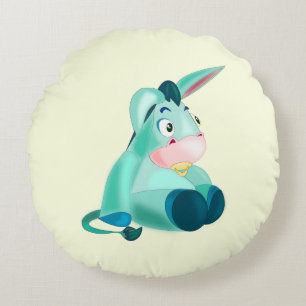 Baby Donkey Funny Round Pillow Rundes Kissen