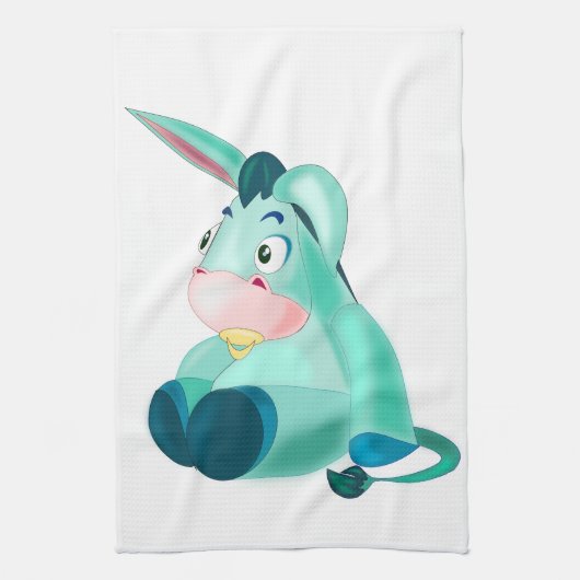 Baby Donkey Kitchentuch Cartoon Geschirrtuch (Vertikal)