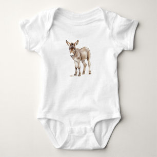 Baby Donkey, Pferd Crazy Baby Oufit Strampler