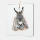 Baby Donkey Square Ornament (Links)