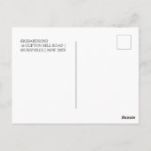 Baby Doodle Pine Weihnachtsbaum Gaben Urlaub Postkarte (Rückseite)