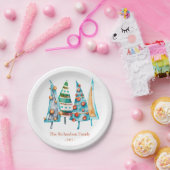 Baby Doodle Weihnachtsscheibe Pappteller (Party)