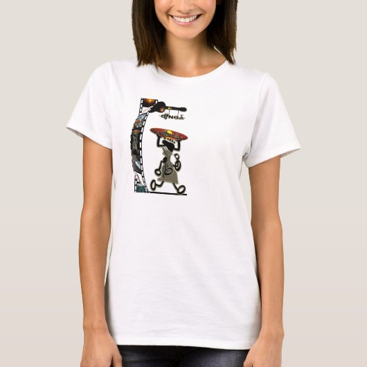 Baby dool mit dem Fuß T-Shirt (Vorderseite)