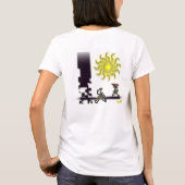 Baby dool mit dem Fuß T-Shirt (Rückseite)