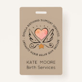 Baby Doula Birth Coach Midfrau Ausweis (Vorderseite)
