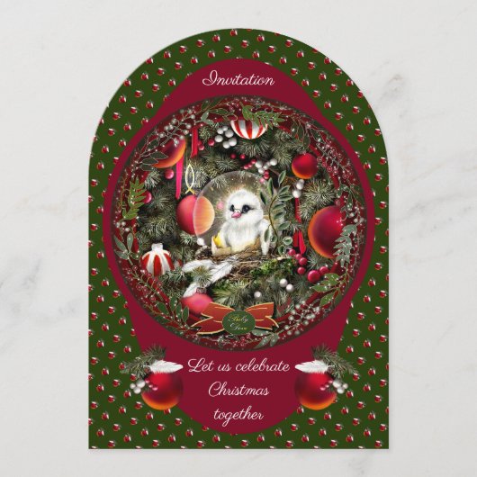 Baby Dove Einladung (Vorderseite)