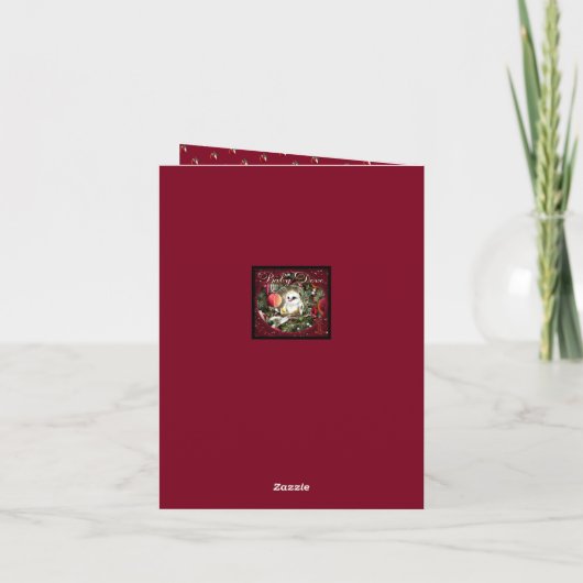 Baby Dove Einladung (Rückseite)