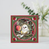 Baby Dove Feiertagskarte (Stehend Vorderseite)
