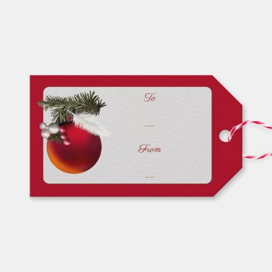 Baby Dove Geschenkanhänger (Vorderseite (Horizontal))